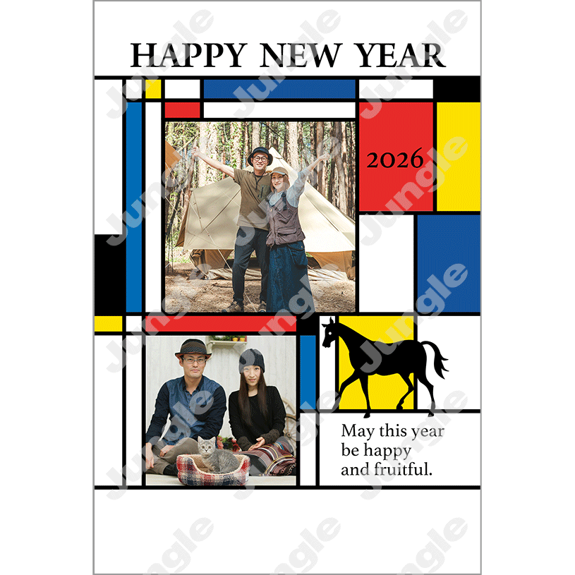 KADOKAWA 午年賀(フォト/デザイン)034 [画像コンテンツ]