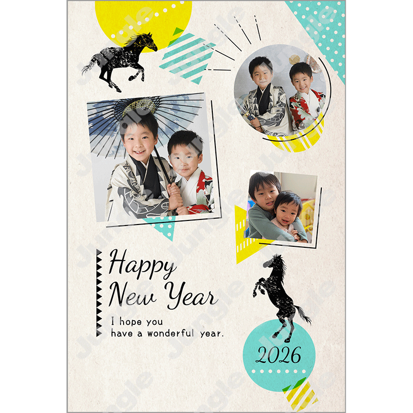 KADOKAWA 午年賀(フォト/デザイン)038 [画像コンテンツ]