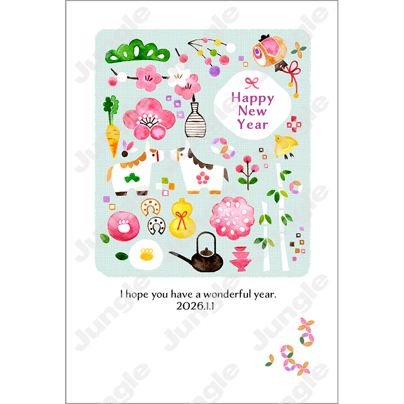 KADOKAWA 午年賀(もらおしゃ/おしゃれ)107 [画像コンテンツ]