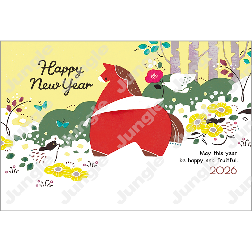 KADOKAWA 午年賀(干支/おしゃれ)115 [画像コンテンツ]