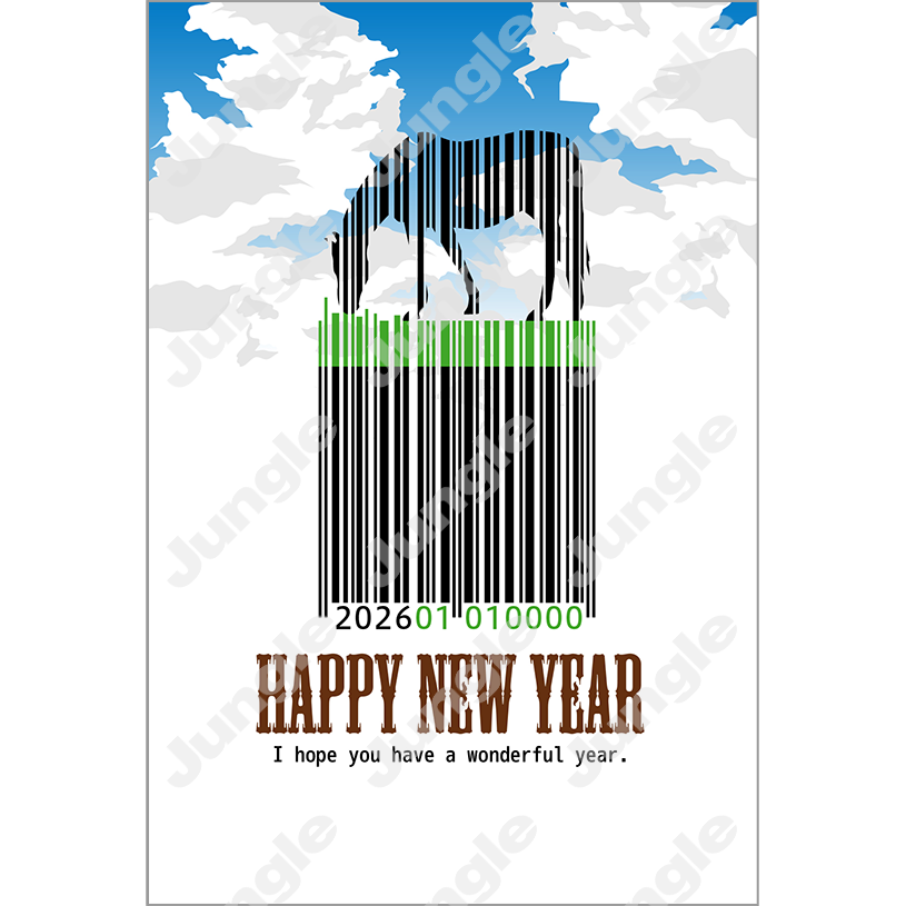 KADOKAWA 午年賀(干支/デザイン)133 [画像コンテンツ]