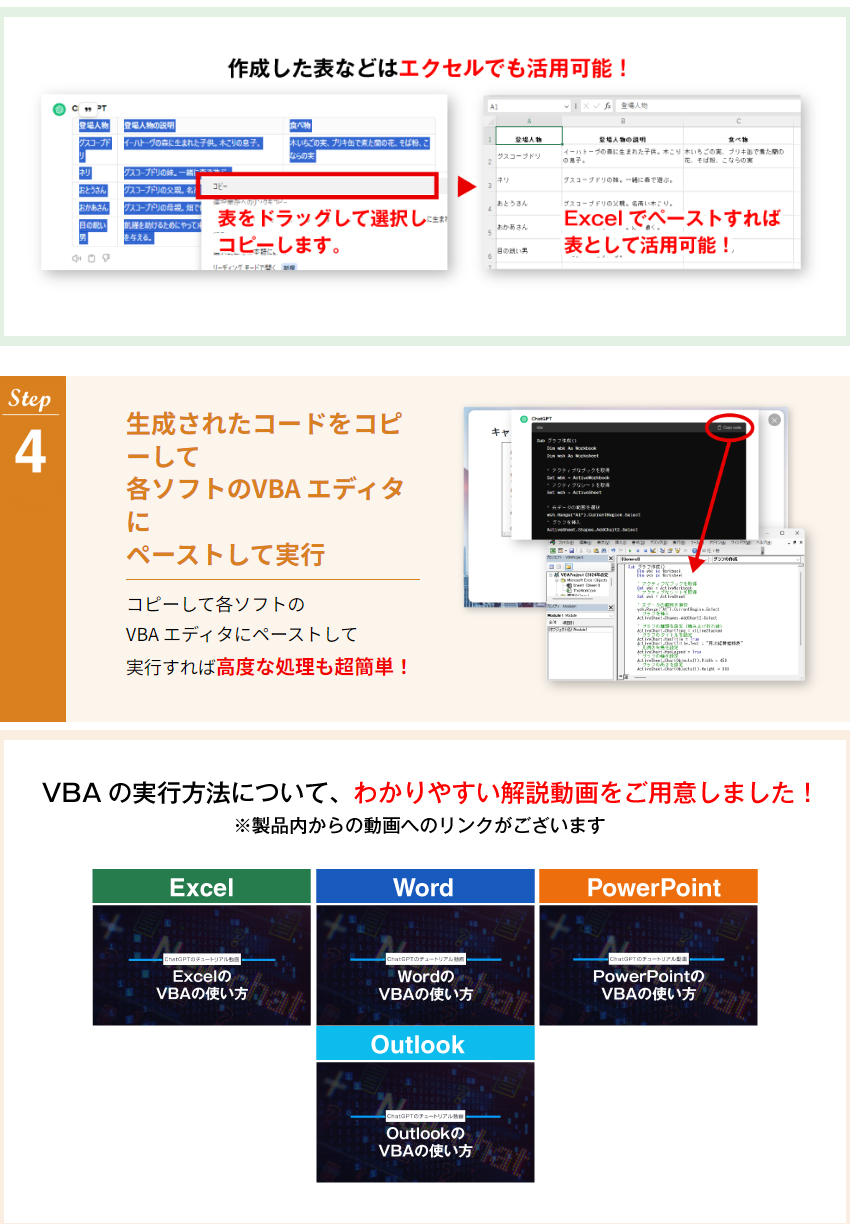 高度な処理も超簡単！