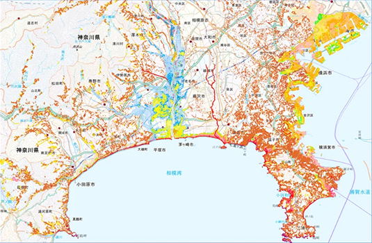 政府・自治体公開オープンデータを活用したハザードマップ
